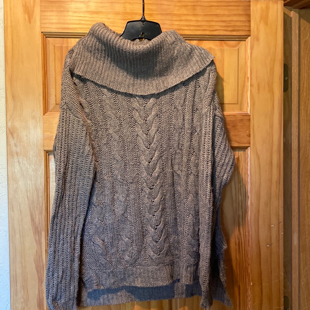 Turtle Neck Cardigan